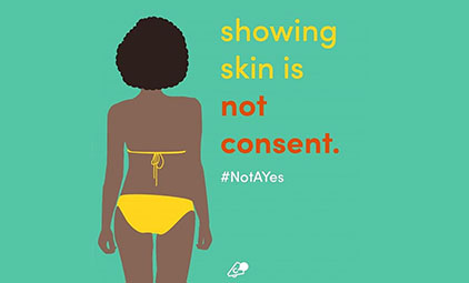 showing skin is not consent