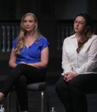 domestic violence survivors during a CBS interview