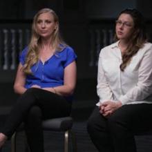 domestic violence survivors during a CBS interview
