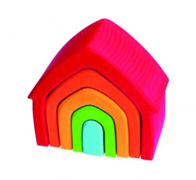 colorful blocks in the shape of a house